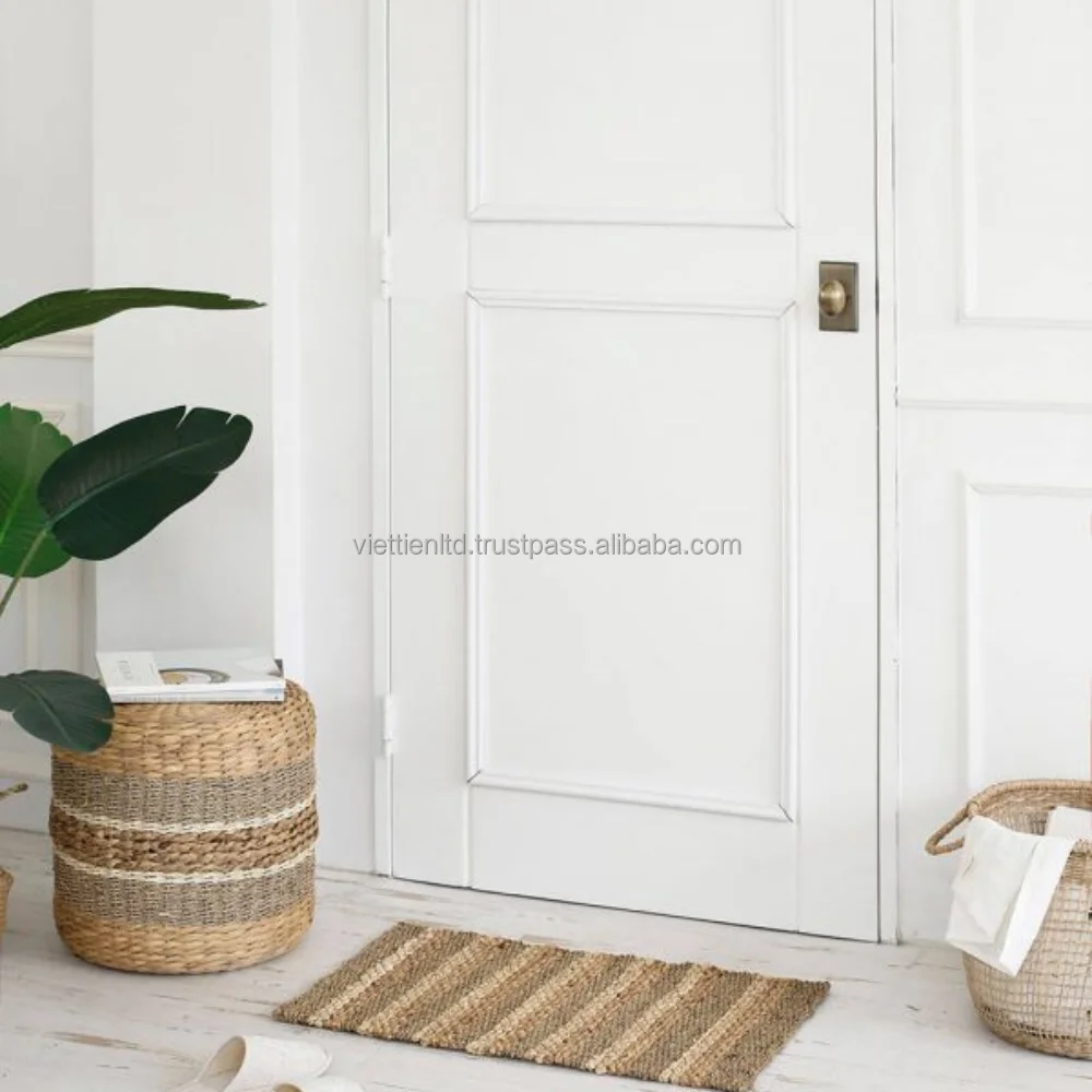 Cheap Price Handmade Seagrass Cornhusk Rectangular Doormat 100 Hand