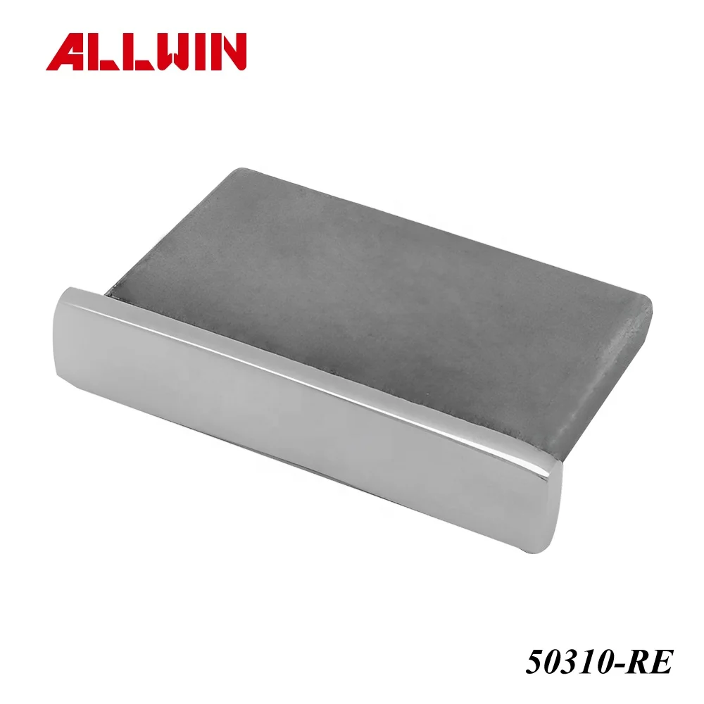 Stainless Steel Square Handrail Railing Balustarde Stair Flat End Cap Stainless Steel Railing Fittings