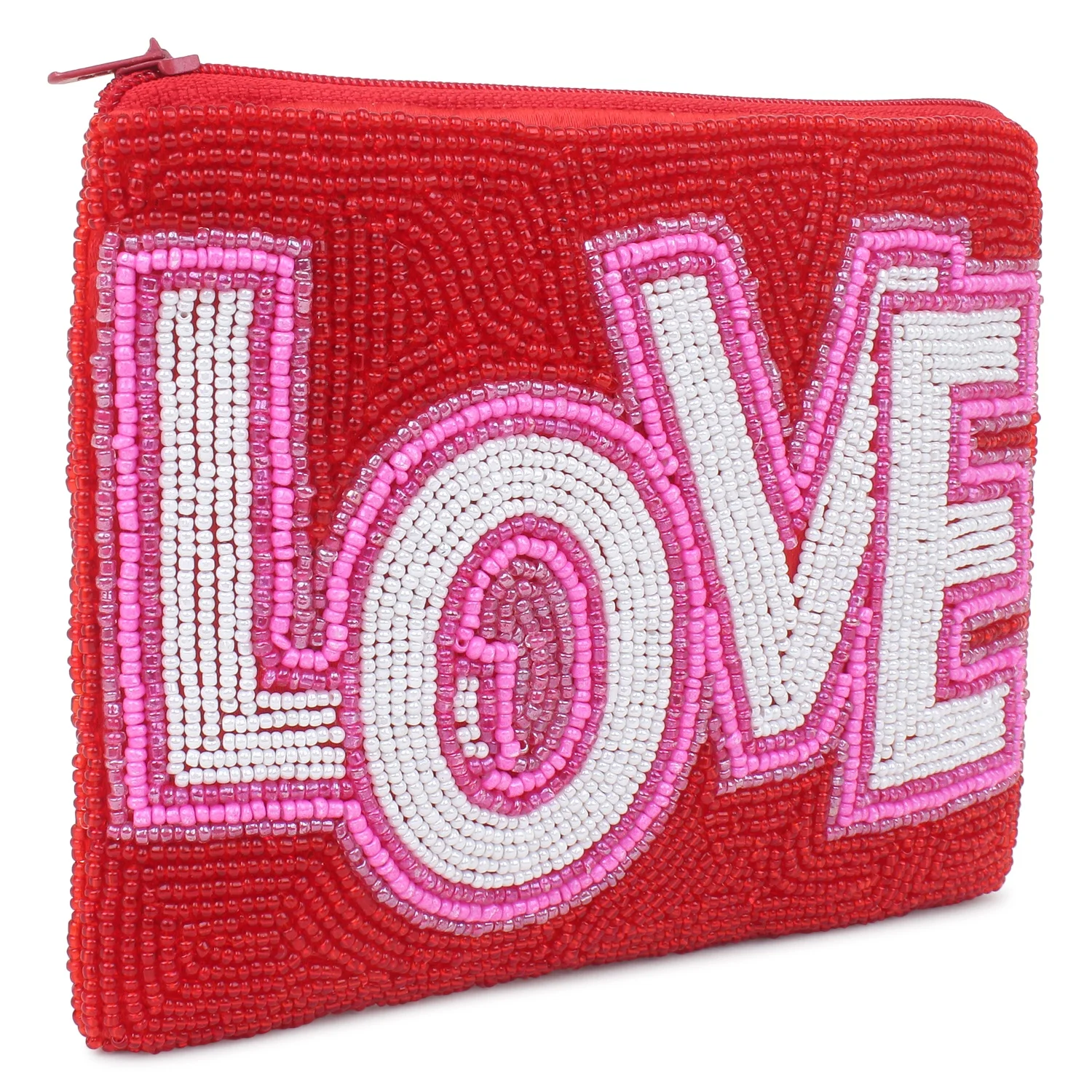 Handmade Beaded Coin Purse Pocket Money Purse Teens Beaded Wallet