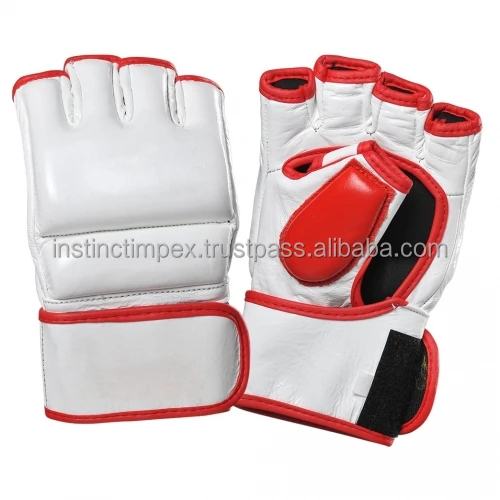 Source High Quality Genuine Leather MMA Grappling Gloves on m