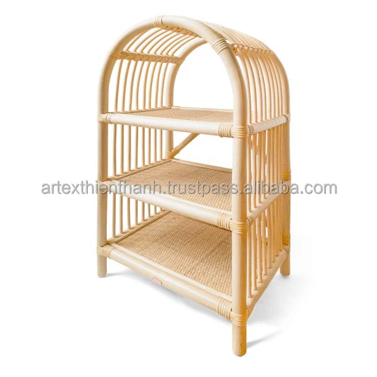 Highquality Mini Rattan Shelf To Display Favorite Books And Toys Best Selling Rattan Storage