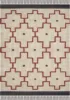 beige and red