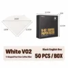 Blanc v02 50 pièces/boîte