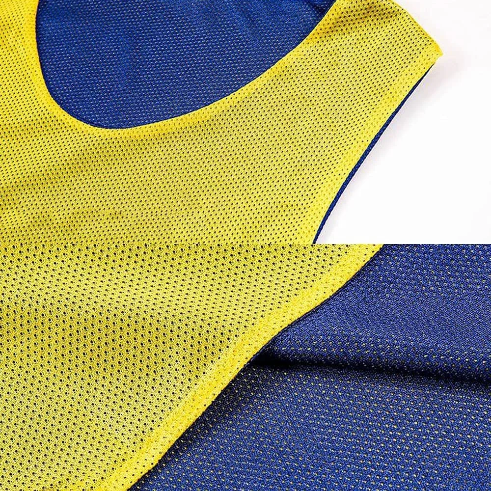 Reversible Training Vests Two Sides Sports Vest Football Jersey Pinnies for Soccer Sports Team Reversible Training Bibs