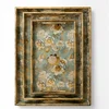 Azul vintage + crema + dorado
