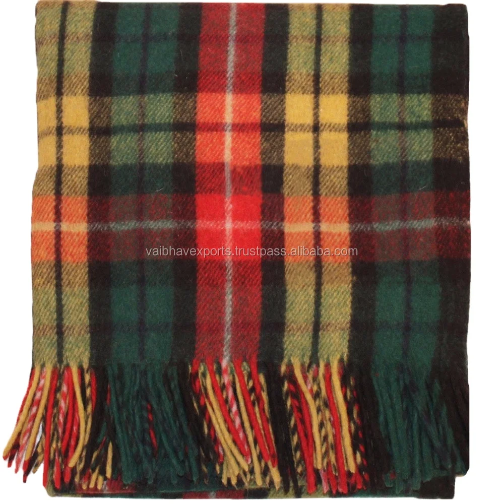 Plaid Wool Blankets Made From Pure Wool For Every Age Group Buy Plaid