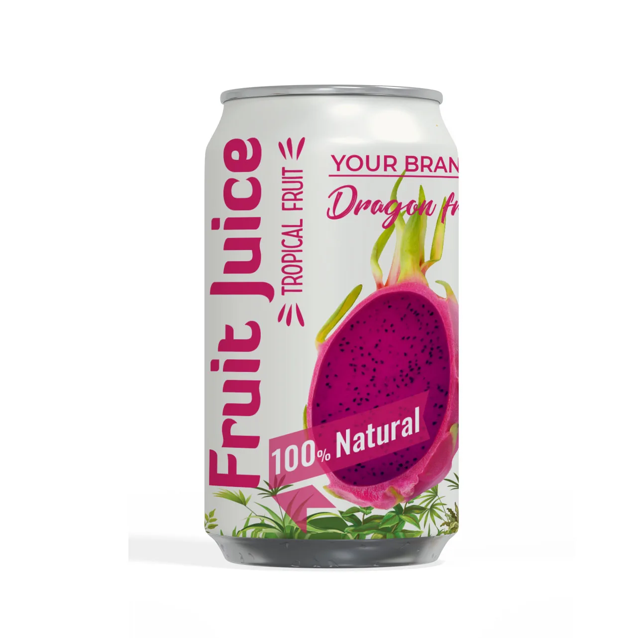 Tropical Fruit Juice with Fruit Pulp  330ml Aluminum Can Beverage Customize Brand HALAL Health Beverage Best Price