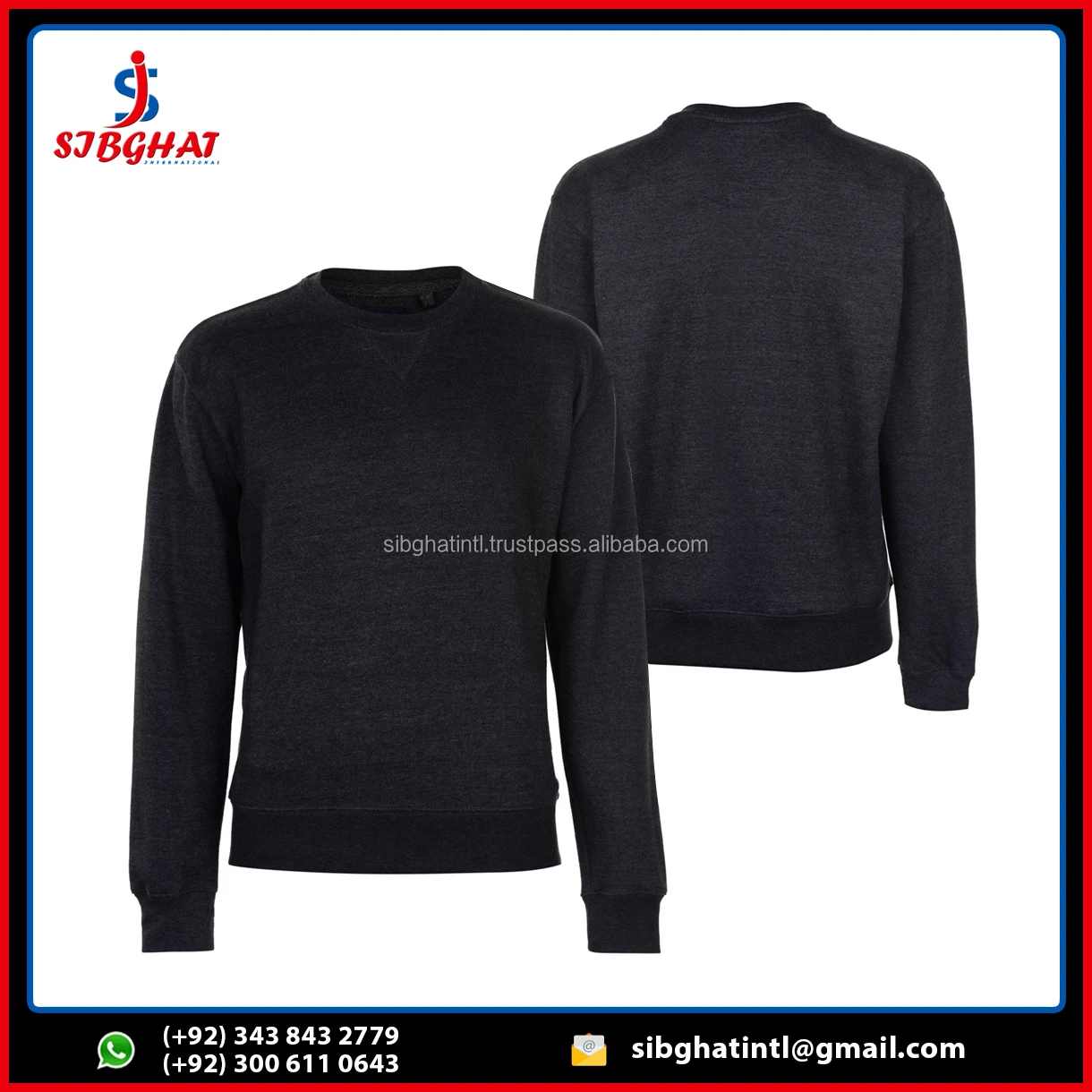 Custom Unisex2024 Crew Neck Sweatshirt+ Add Your Own Design+ Cotton ...