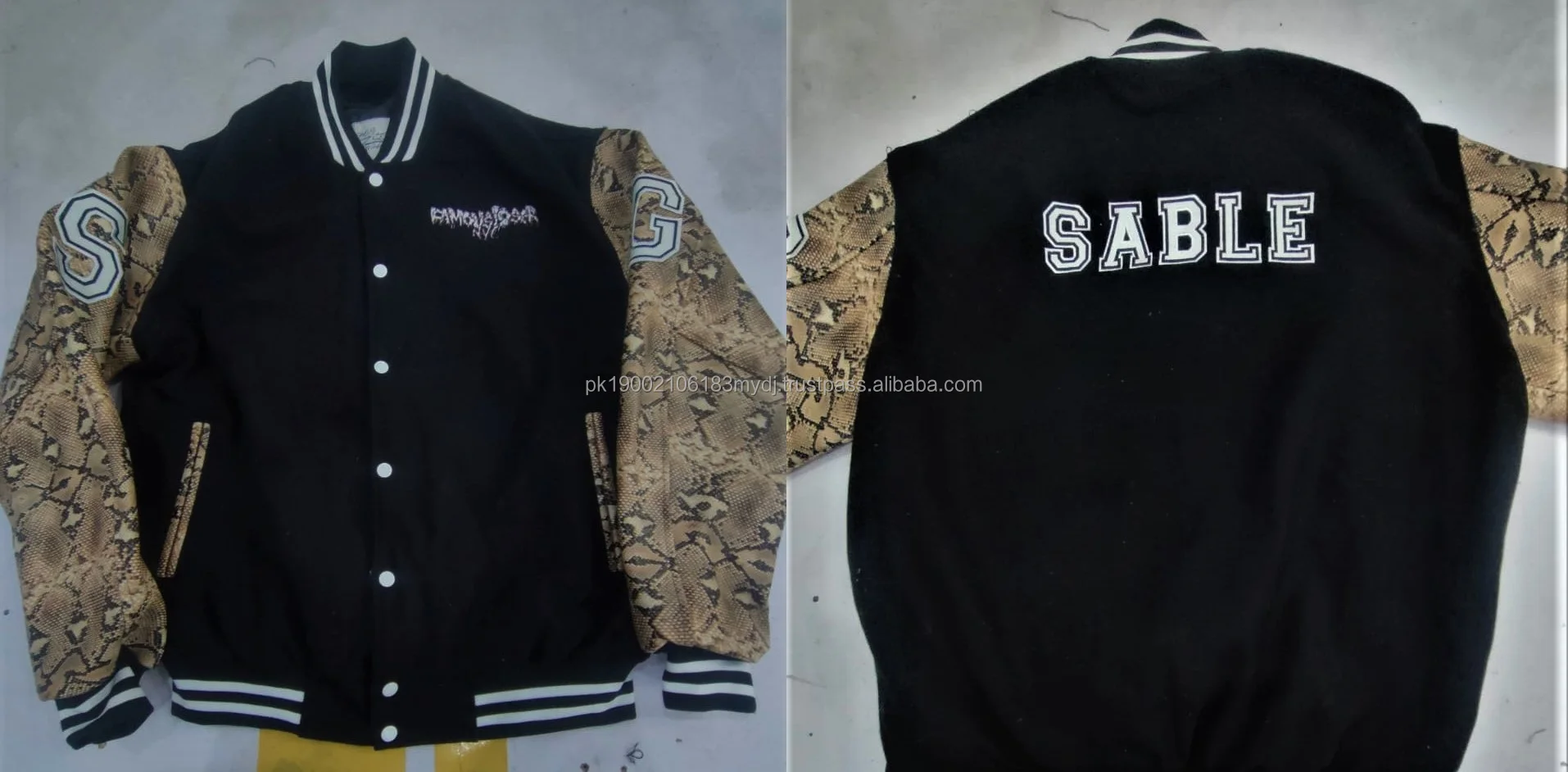 Child Custom Letterman Varsity Jacket Unisex Club Team Baseball Varsity