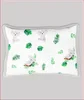 white with green printed