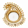 Peacock Mirror Diya