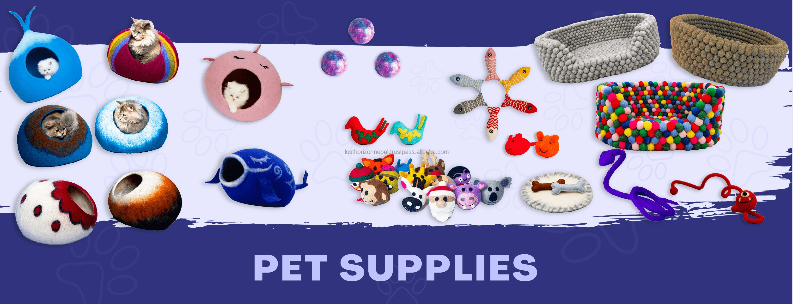 Felt Cat Cave 100 Handmade Newzealand Felt Wool Organic Eco