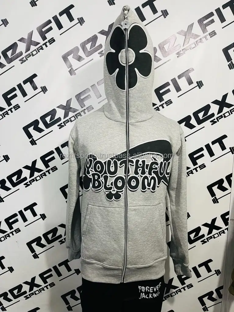 Customizable Bulk Oversized Heavyweight 12oz 320gsm Unisex Full Face