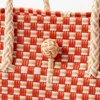 Red & White Gold Stripe