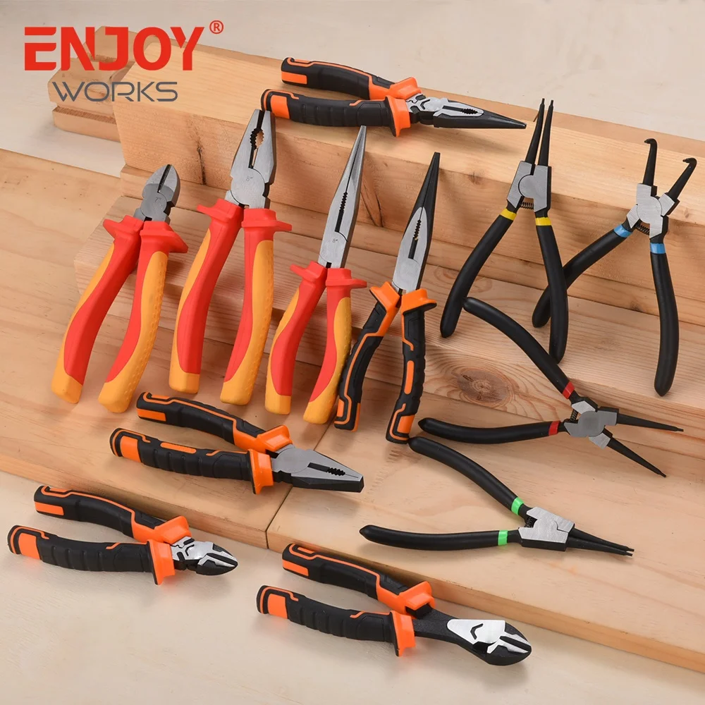Multi Functional Industry Range Hand Tool Pliers Carbon Steel Custom 6 Inch Combination Pliers