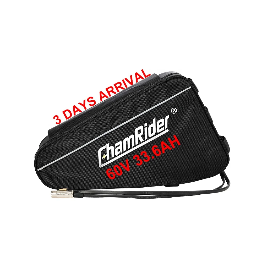 Треугольная аккумуляторная батарея Chamrider, 18650 21700, 36 В, 48 В, 52 В, аккумуляторная батарея для электрического велосипеда Lifepo4