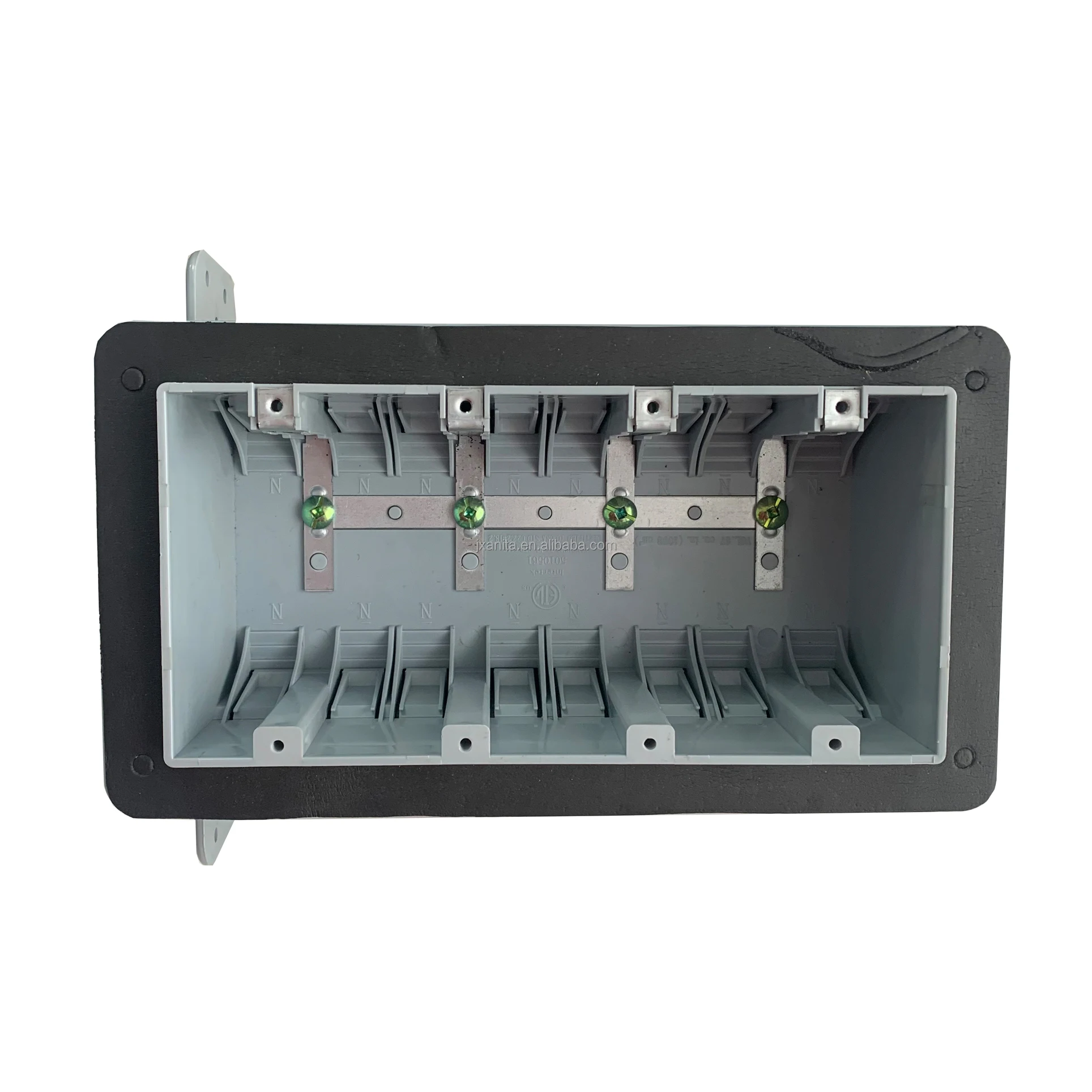4 Gang Watertight Switch Junction Box With Gasket Plastic Vapor Tight