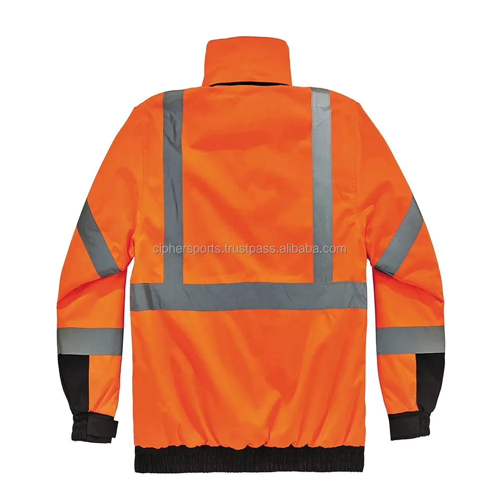 Winter Warm Work Clothes Safety Jacket Hot Sale High Visibility