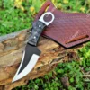 Stainless Steel & Black Wood