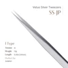 Straight tweezer [SS-JP / I type - Silver]