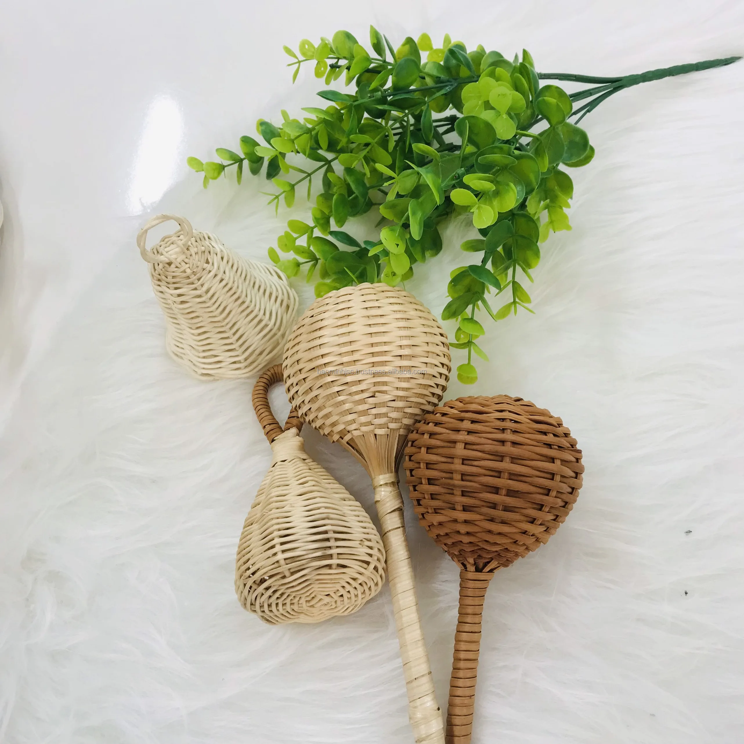 Wholesale 2023 For Rattan Flower Nursery Decor Pink Nursery Handmade