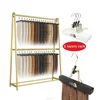1 pc rack + 33 pcs logo black hair hangers