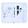 White Hair Extension tools kit