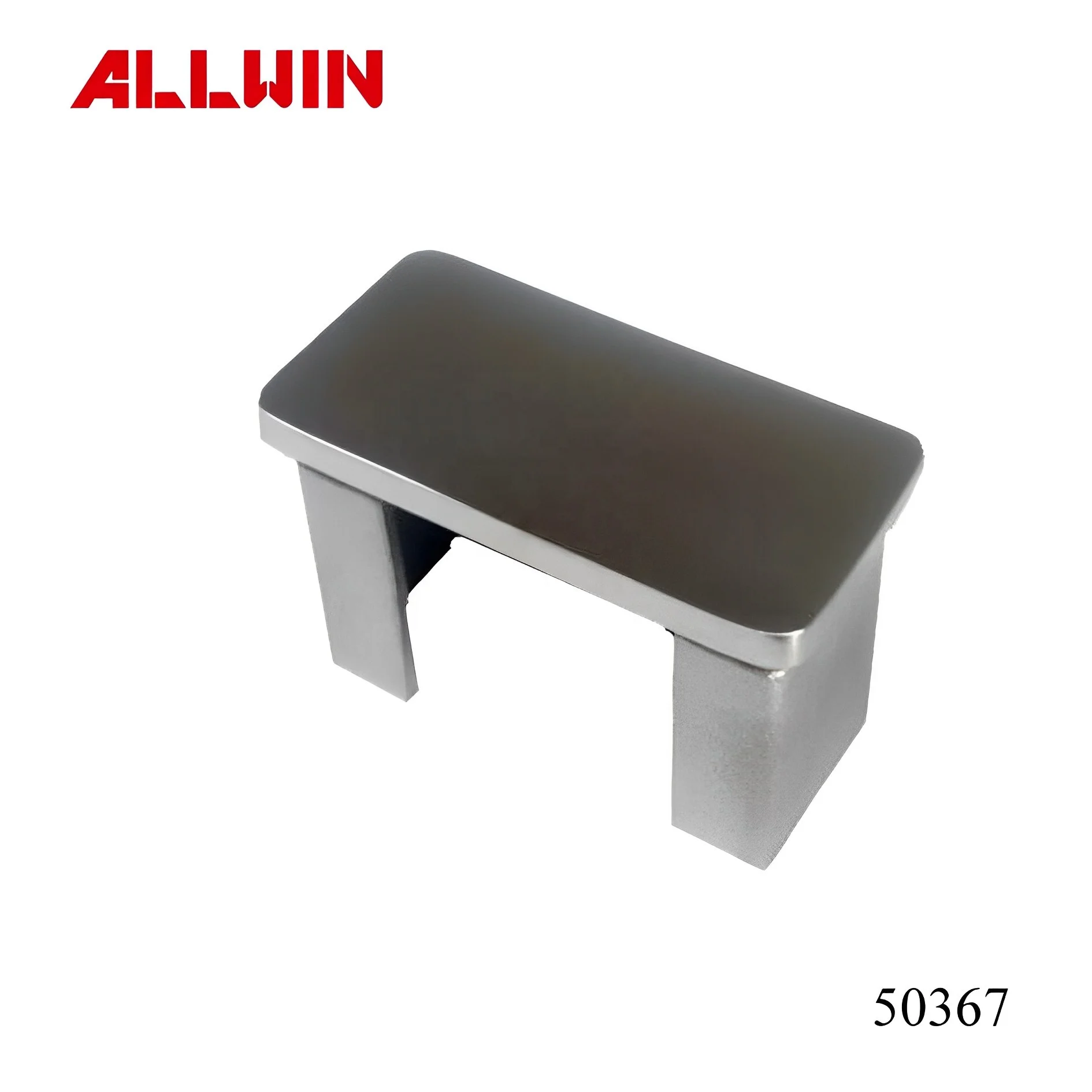 Stainless Steel Square Handrail Railing Balustarde Stair Flat End Cap Stainless Steel Railing Fittings