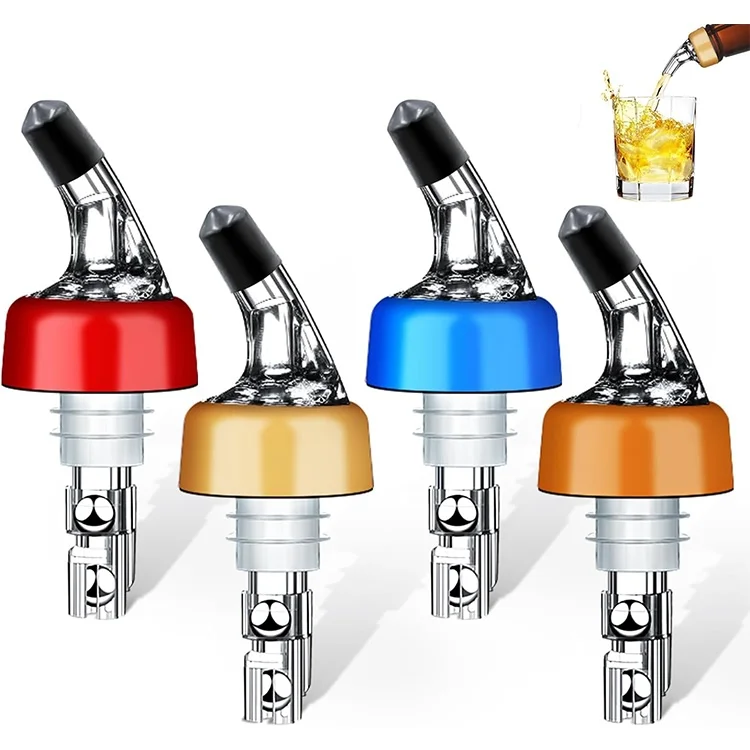 Wholesale Automatic Pour Spout Liquor Variety of Ounces Whiskey Pourer for Liquor Measured Pourer with Custom Logo