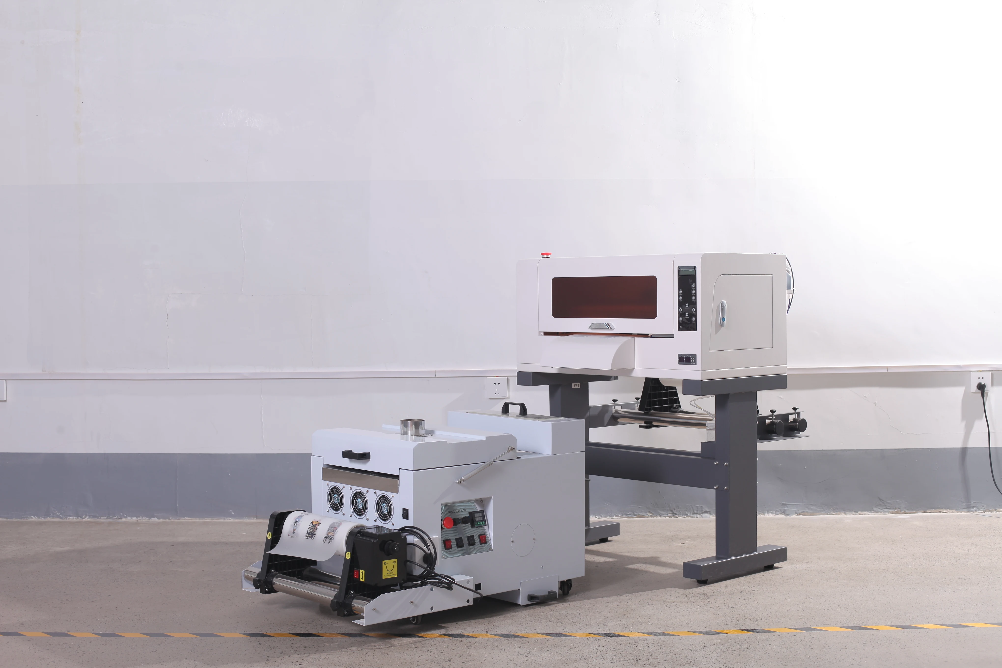 30cm A3 Size Dtf Printer Roll to Roll Mini Dtf Machine CMYKW with 3 Pcs Printer Heads