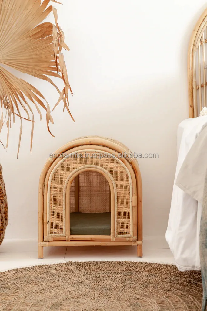 Picture of Cozy Home For Dogs And Cat Rattan Dog House Cheap Animal Pet Houses ...