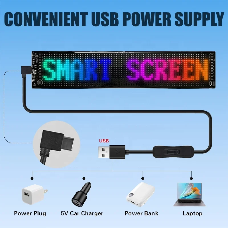 Car Custom Decals and Graphics Flexible Led Screen Panel Eyes LED Car Devil Eye Light