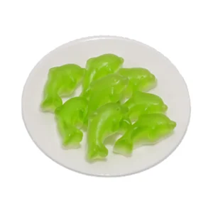 Two Tone Dolphin QQ Candy apple Flavored Gummy Snacks