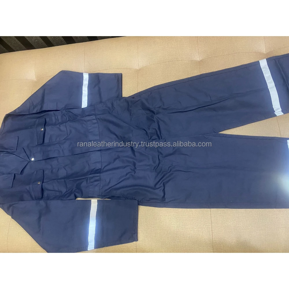Premium Quality Customized Cotton Safety Coverall 70 Cotton 30