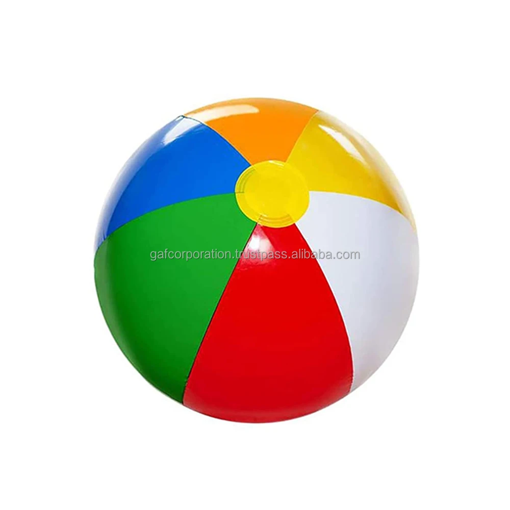 Wholesome Custom Pvc Colorful Beach Ball Inflatable Pool Toys Pvc