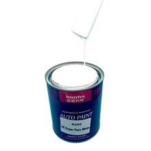 B200 2K Super Pure White Acrylic Solid Color Car Paint Two-Component Spray Application Professional Automotive Refinish Paint