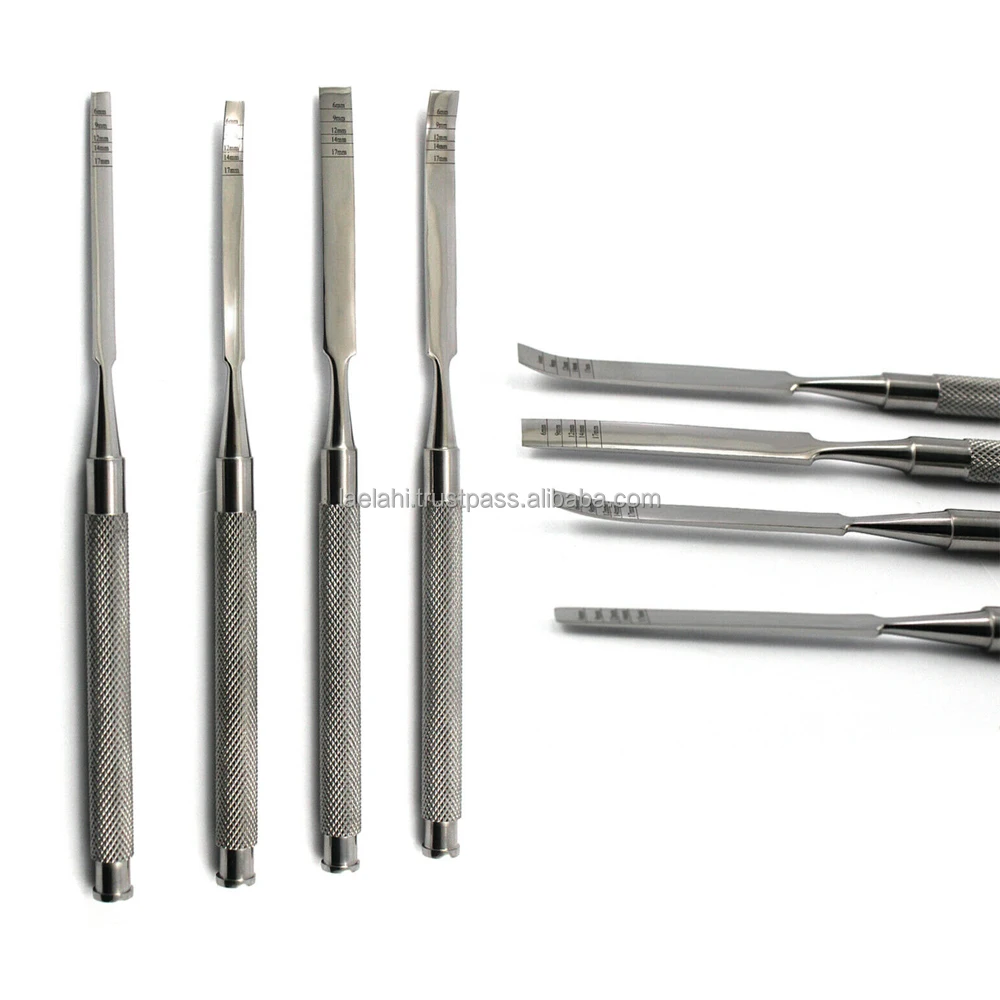 4 Dental Splitting Expanding Surgical Chisels Implat Bone Ridge Chisel ...