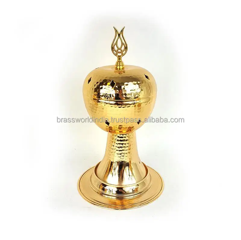 2" Loose Incense Burner Of Brass For Loose Charcoal And Bakhoor To