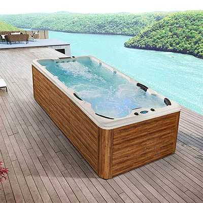 Modern Whirlpool Outdoor Massage Spa Hot Tubs Family Funny Hydrotherapy  Swim Spa Above Ground Endless Pool
