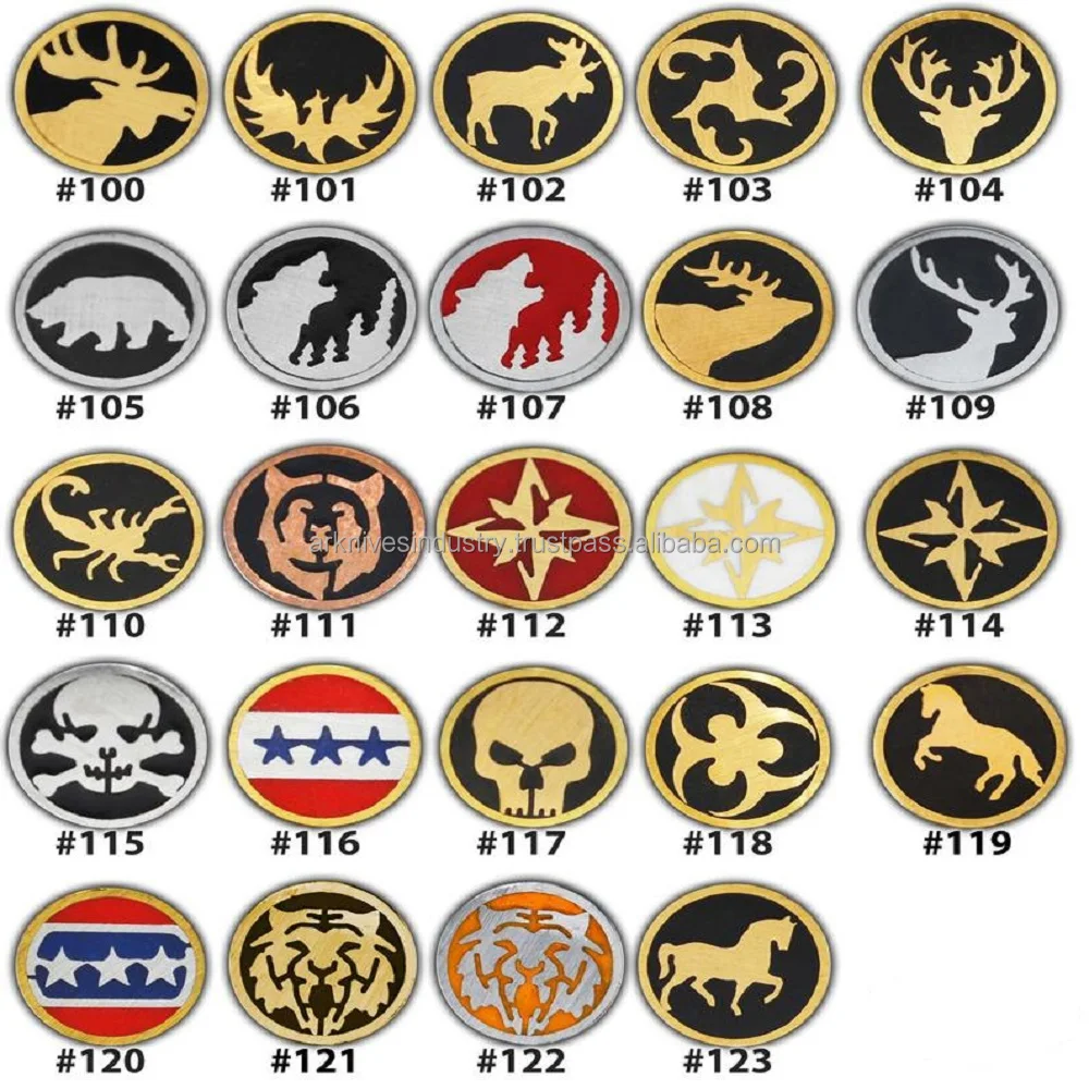 Wholesale Knife Making Supplies Mosaic Pins Make Your Own Knife Size