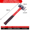 Martillo Octogonal de 2 lb con Mango Amortiguador de Vibraciones