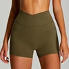 Shorts+Grayish green