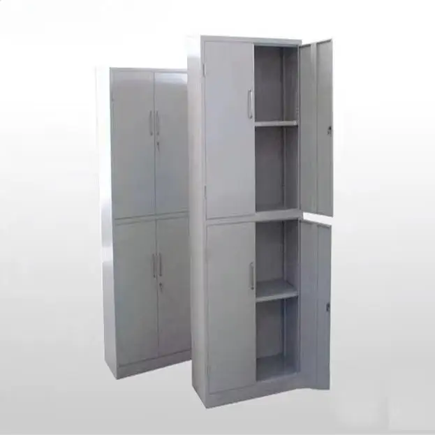 Factory customized 304 stainless steel employee lockers metal storage wardrobes