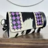 Purple & Black Checkered