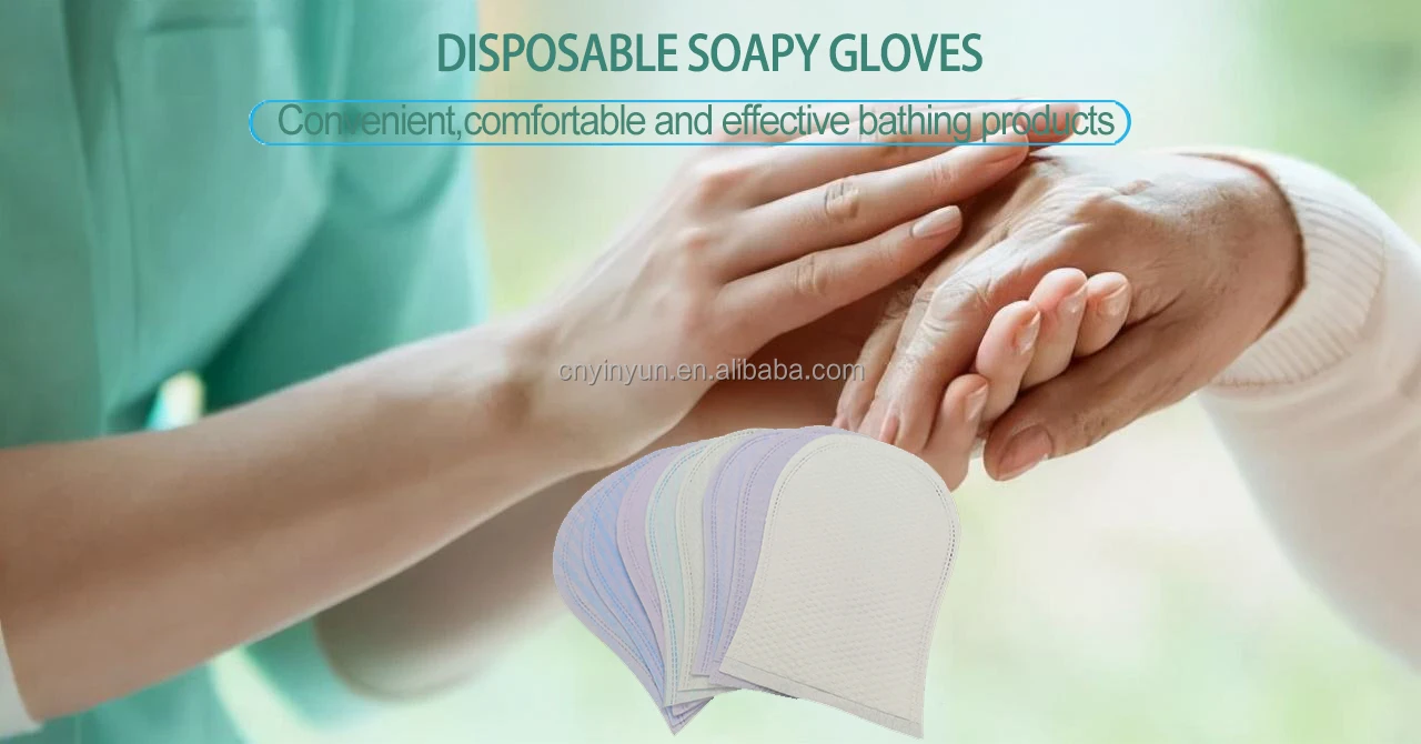 No Rinse Shower Wipes Disposable Bathing Wipes For Patients Camping