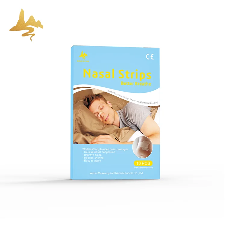 OEM Service Customized Transdermal Patch Extra Strength Better Breathe Nasal Strips to Stop Snoring