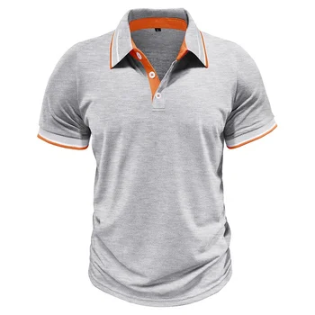 Ready to Ship High Quality 35% Cotton 65% Polyester Basic Short Sleeve Polo Shirt Factory Direct Wholesale Custom Logo Printing