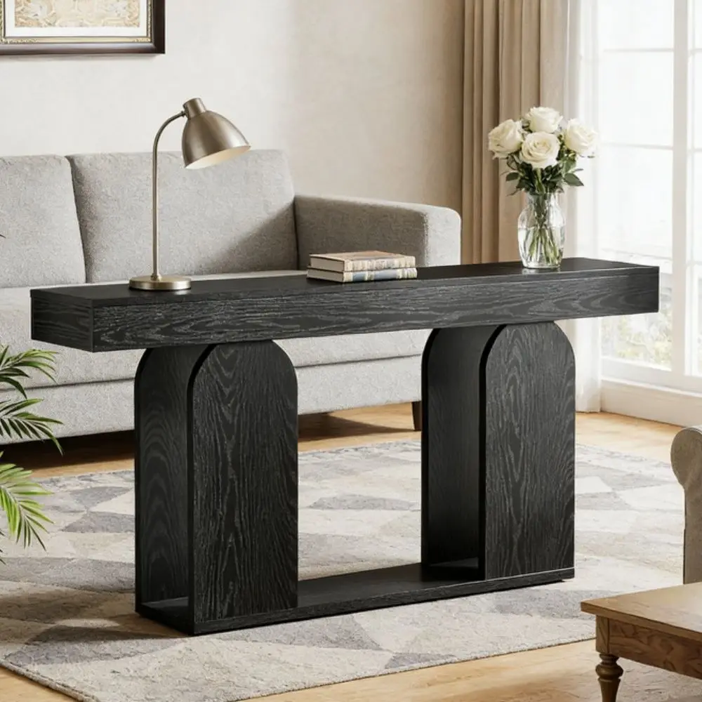 Elvarenae Alder Open-Shelf Console Table — product detail