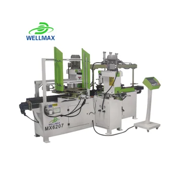WELLMAX auto feeding double-sided profiled milling machine wood copy shaper woodworking tools multi-function carpenter machine