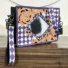 Purple & White Checkered
